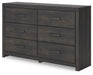 Hollivern Dresser and Mirror - LasVegasFurnitureOnline.com