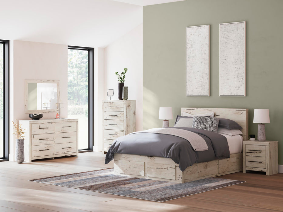 Lawroy Panel Storage Bed - LasVegasFurnitureOnline.com