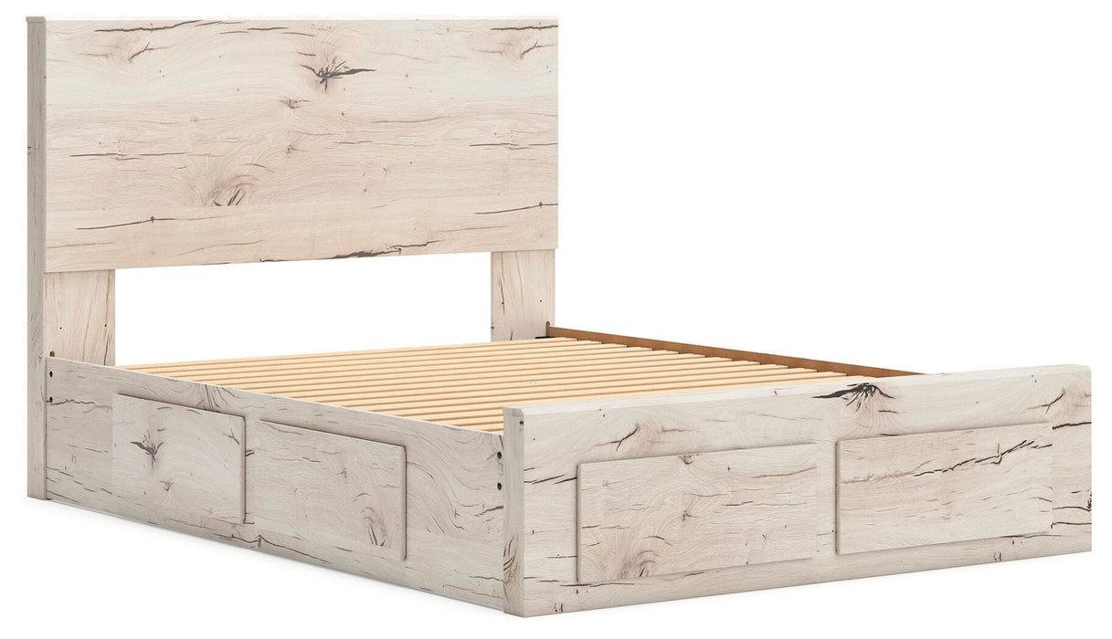 Lawroy Panel Storage Bed - LasVegasFurnitureOnline.com