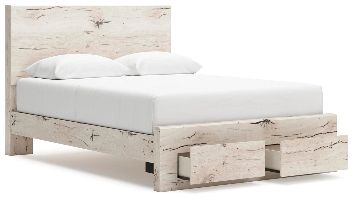 Lawroy Panel Storage Bed - LasVegasFurnitureOnline.com