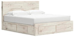 Lawroy Panel Storage Bed - LasVegasFurnitureOnline.com