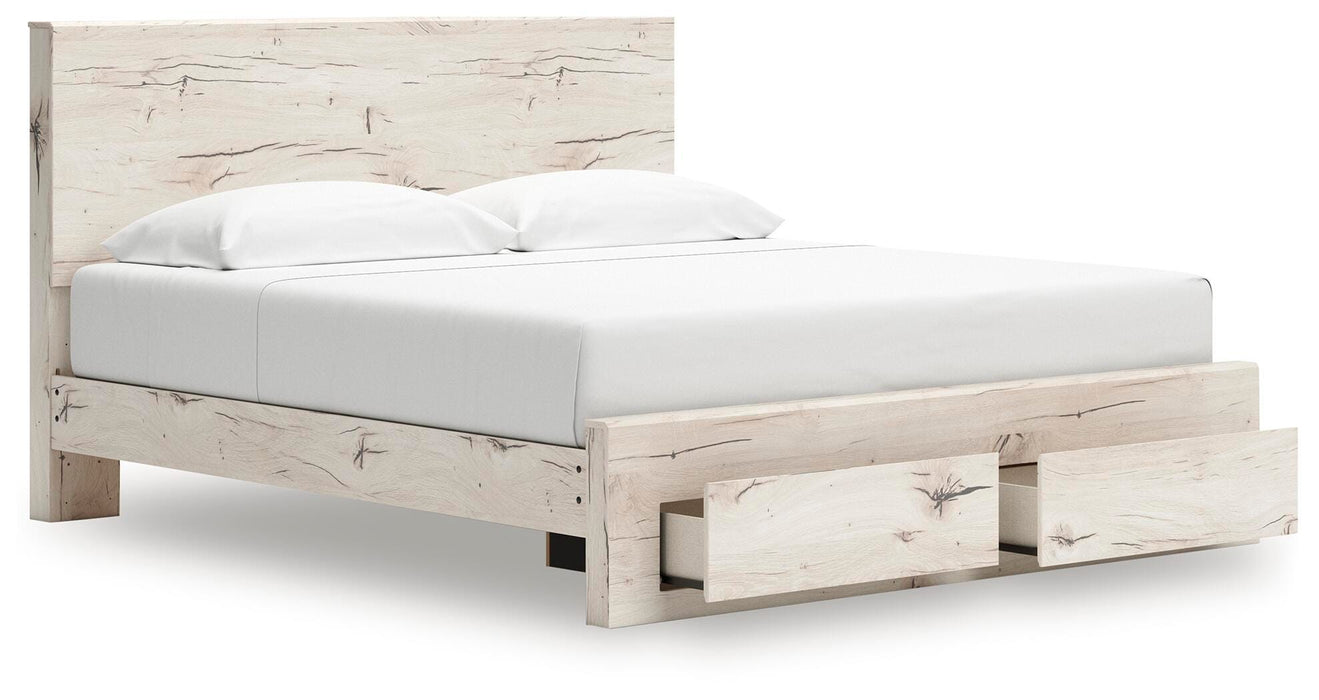 Lawroy Panel Storage Bed - LasVegasFurnitureOnline.com