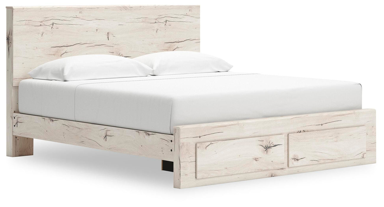 Lawroy Panel Storage Bed - LasVegasFurnitureOnline.com