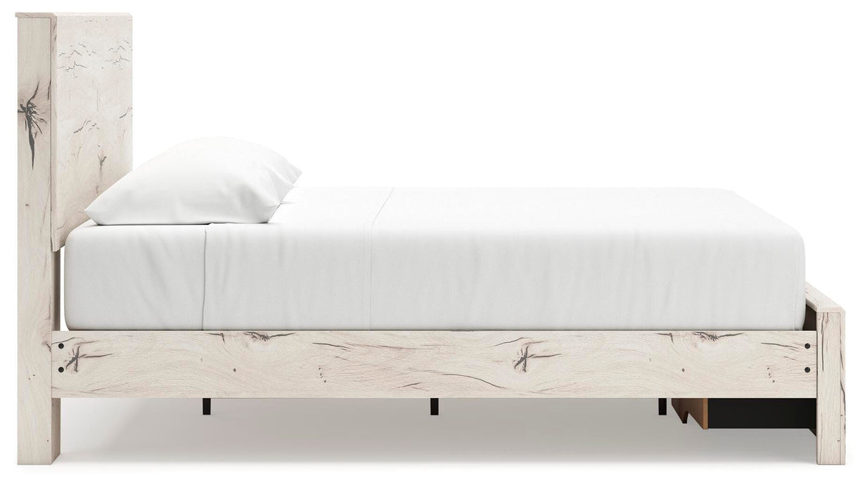 Lawroy Panel Storage Bed - LasVegasFurnitureOnline.com