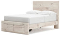 Lawroy Panel Storage Bed - LasVegasFurnitureOnline.com