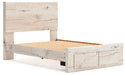 Lawroy Panel Storage Bed - LasVegasFurnitureOnline.com