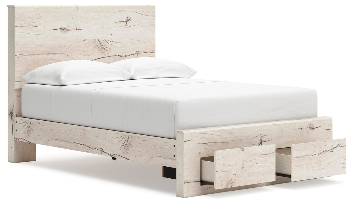 Lawroy Panel Storage Bed - LasVegasFurnitureOnline.com