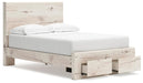 Lawroy Panel Storage Bed - LasVegasFurnitureOnline.com