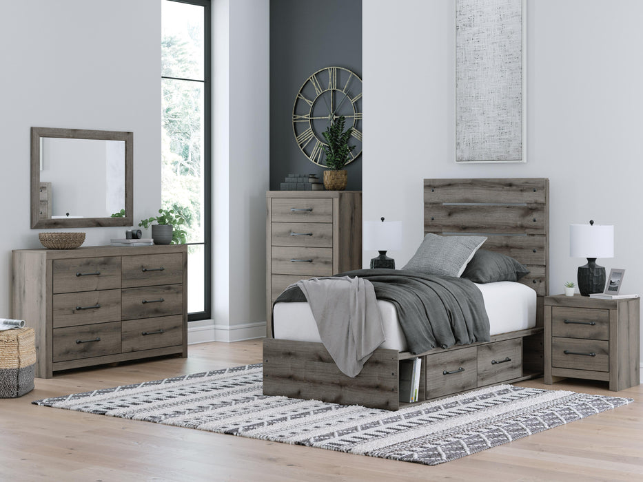 Graystorm Bed with Storage - LasVegasFurnitureOnline.com