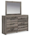 Graystorm Dresser and Mirror - LasVegasFurnitureOnline.com