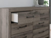Graystorm Dresser and Mirror - LasVegasFurnitureOnline.com