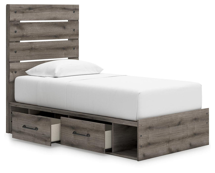 Graystorm Bed with Storage - LasVegasFurnitureOnline.com