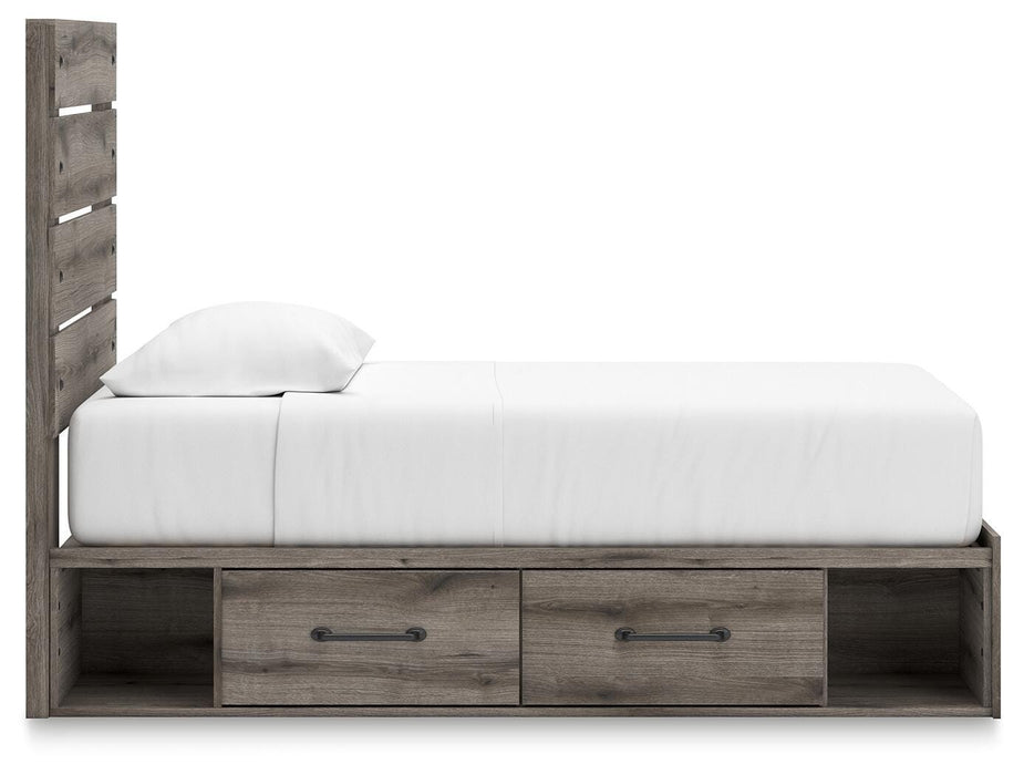 Graystorm Bed with Storage - LasVegasFurnitureOnline.com