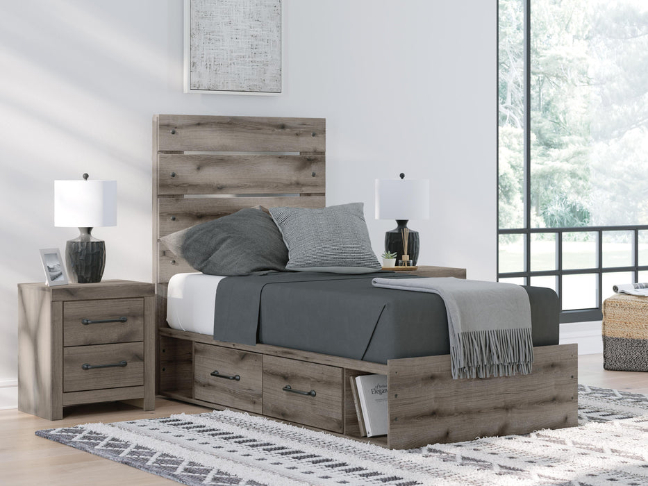 Graystorm Bed with Storage - LasVegasFurnitureOnline.com