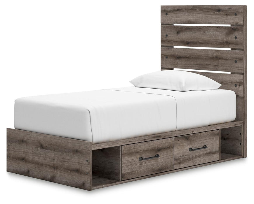 Graystorm Bed with Storage - LasVegasFurnitureOnline.com