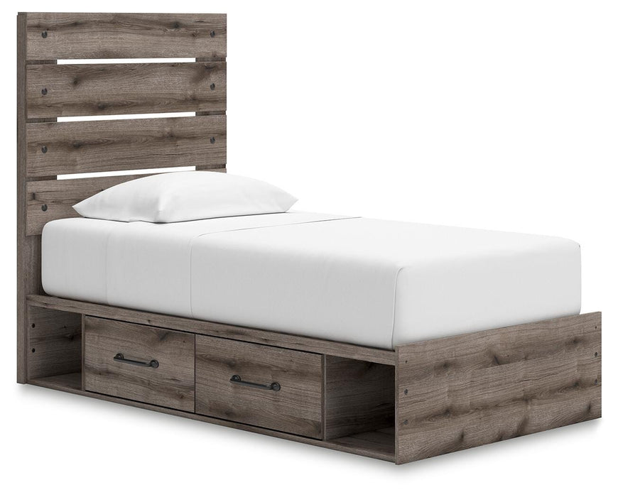 Graystorm Bed with Storage - LasVegasFurnitureOnline.com