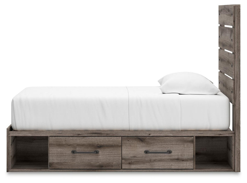 Graystorm Bed with Storage - LasVegasFurnitureOnline.com
