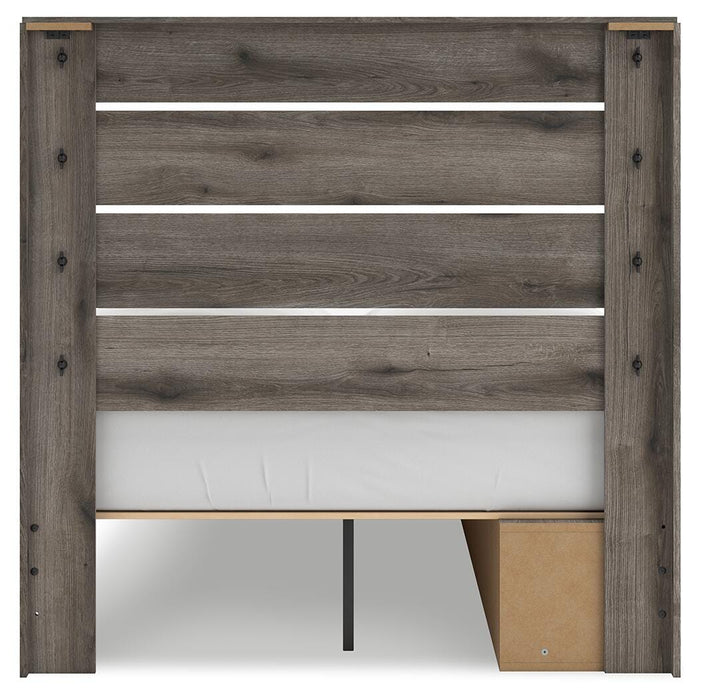 Graystorm Bed with Storage - LasVegasFurnitureOnline.com