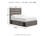 Graystorm Bed with Storage - LasVegasFurnitureOnline.com