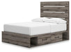 Graystorm Bed with Storage - LasVegasFurnitureOnline.com