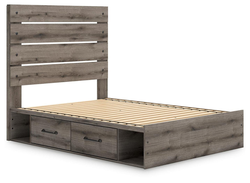 Graystorm Bed with Storage - LasVegasFurnitureOnline.com
