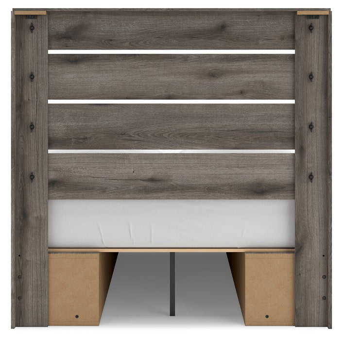 Graystorm Bed with Storage - LasVegasFurnitureOnline.com