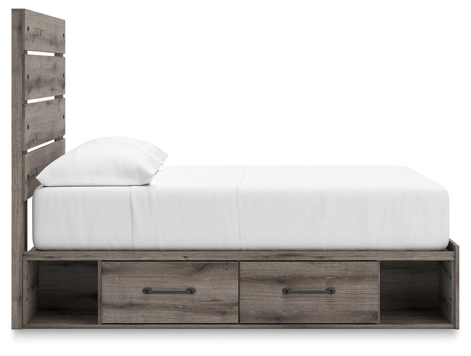 Graystorm Bed with Storage - LasVegasFurnitureOnline.com