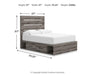 Graystorm Bed with Storage - LasVegasFurnitureOnline.com