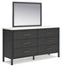 Cadmori Dresser and Mirror - LasVegasFurnitureOnline.com