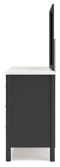Cadmori Dresser and Mirror - LasVegasFurnitureOnline.com