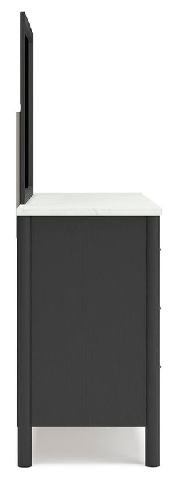 Cadmori Dresser and Mirror - LasVegasFurnitureOnline.com