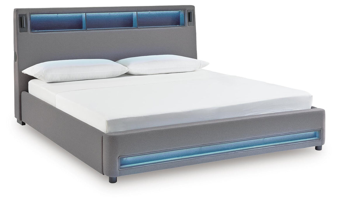 Verishaw Upholstered Bed - LasVegasFurnitureOnline.com