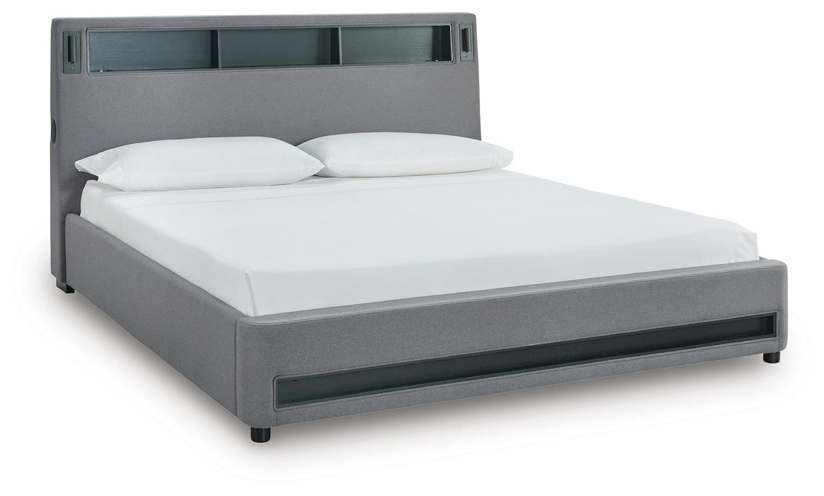 Verishaw Upholstered Bed - LasVegasFurnitureOnline.com