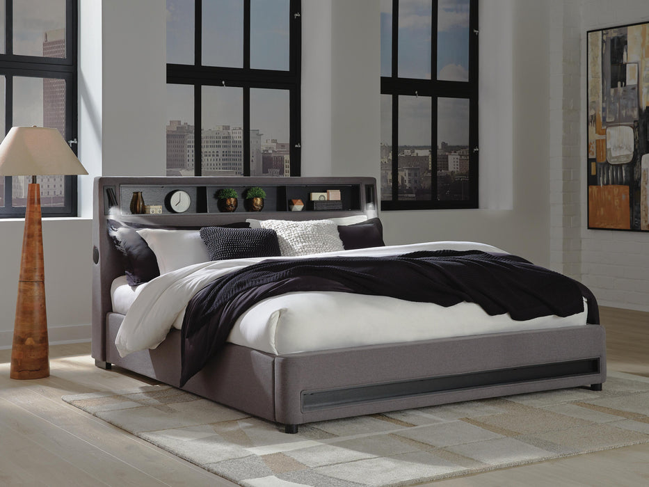 Verishaw Upholstered Bed - LasVegasFurnitureOnline.com