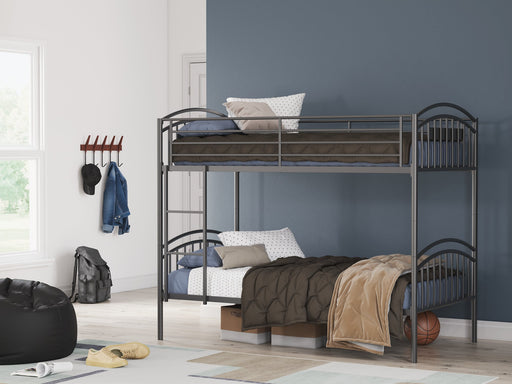 Lanceburg Bunk Bed with Ladder - LasVegasFurnitureOnline.com