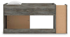Frandern Loft Bed with Bookcase Storage - LasVegasFurnitureOnline.com