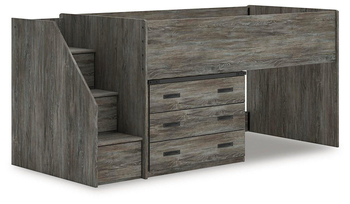 Frandern Loft Bed with Drawer Storage - LasVegasFurnitureOnline.com