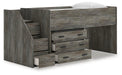 Frandern Loft Bed with Drawer Storage - LasVegasFurnitureOnline.com