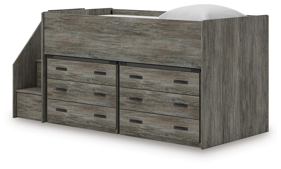 Frandern Loft Bed with Drawer Storage - LasVegasFurnitureOnline.com
