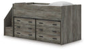 Frandern Loft Bed with Drawer Storage - LasVegasFurnitureOnline.com