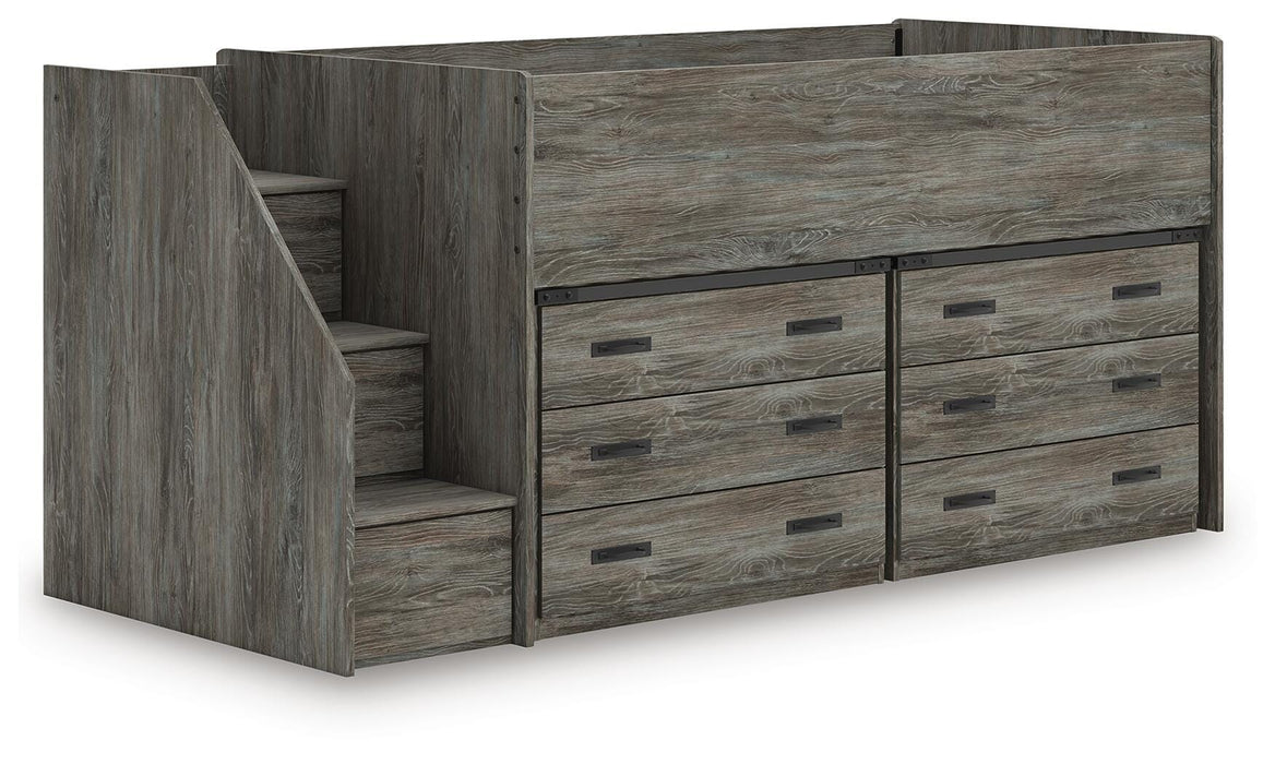 Frandern Loft Bed with Drawer Storage - LasVegasFurnitureOnline.com