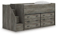 Frandern Loft Bed with Drawer Storage - LasVegasFurnitureOnline.com