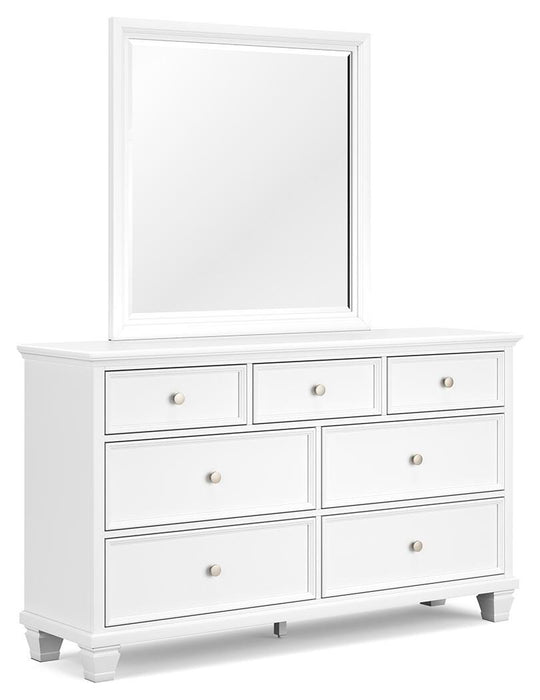 Fortman Dresser and Mirror - LasVegasFurnitureOnline.com