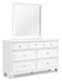 Fortman Dresser and Mirror - LasVegasFurnitureOnline.com