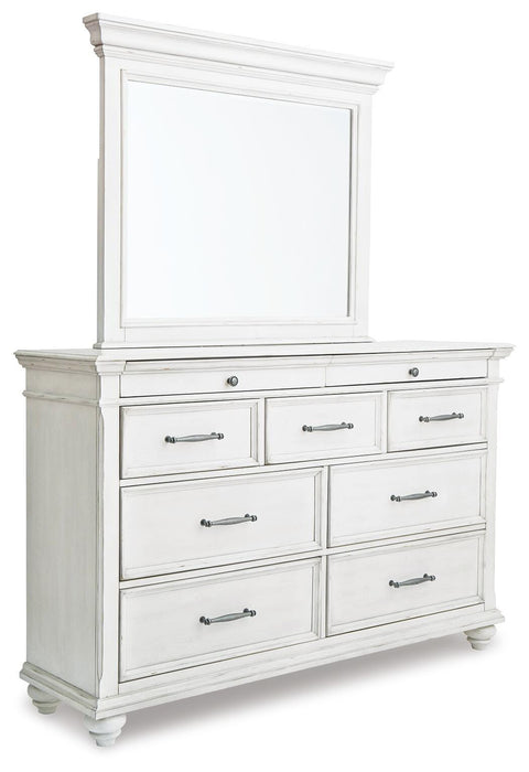 Kanwyn Dresser and Mirror - LasVegasFurnitureOnline.com