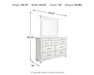 Kanwyn Dresser and Mirror - LasVegasFurnitureOnline.com