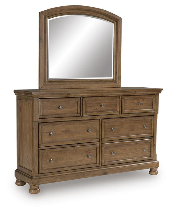 Feddinger Dresser and Mirror - LasVegasFurnitureOnline.com