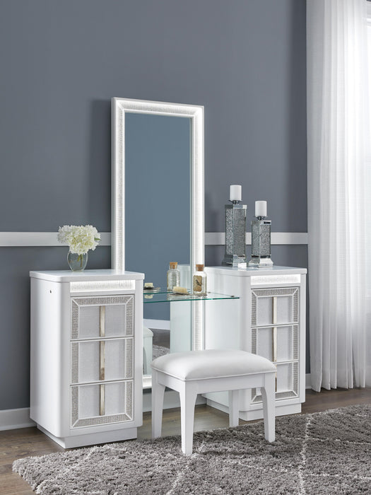 Chalanna Vanity with Mirror - LasVegasFurnitureOnline.com