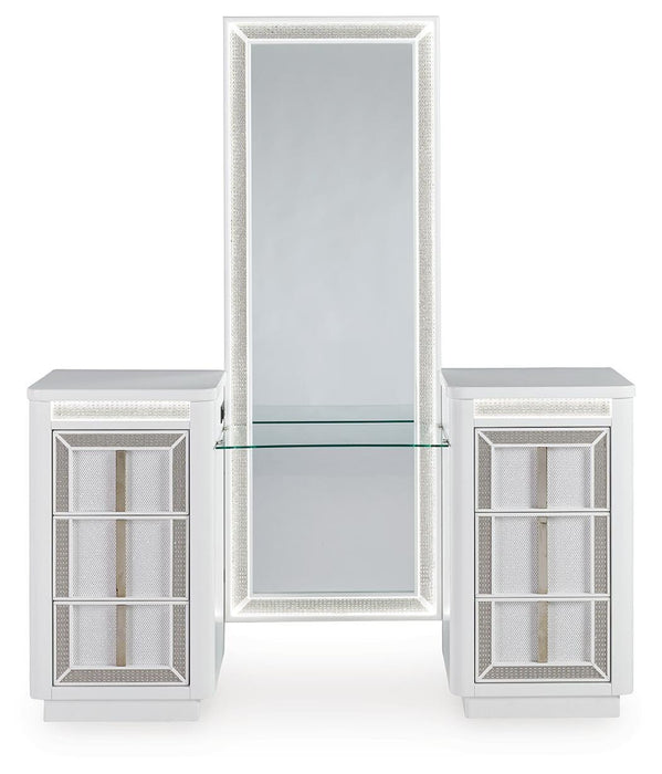 Chalanna Vanity with Mirror - LasVegasFurnitureOnline.com