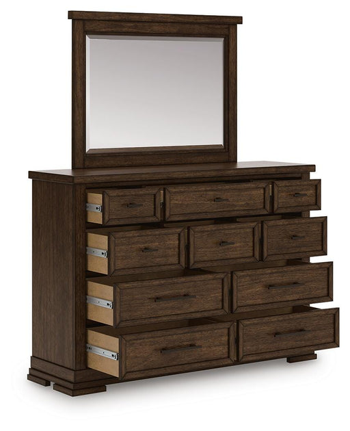 Taffenbrook Dresser and Mirror - LasVegasFurnitureOnline.com